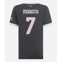 Dres AC Milan Alvaro Morata #7 Rezervni za Žensko 2024-25 Kratak Rukav